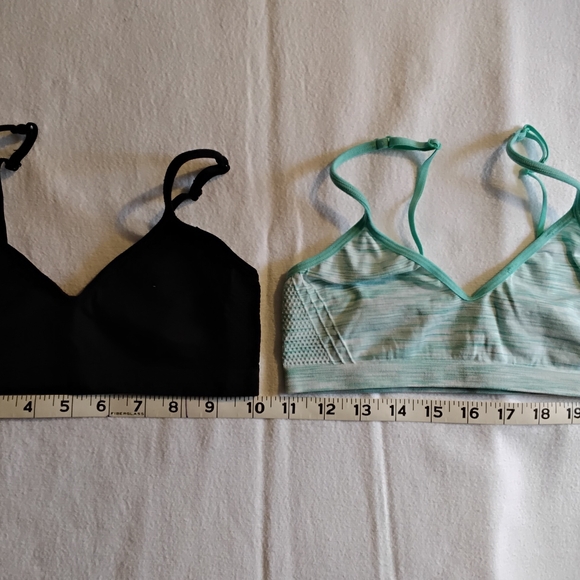 Everyday Wireless Bralette Duo — Black & Mint - Picture 2 of 6